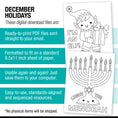 Load image into Gallery viewer, Printable December Holidays Around the World Party Pack
