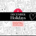 Load image into Gallery viewer, Printable December Holidays Around the World Party Pack
