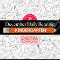 Load image into Gallery viewer, Printable Kindergarten December Daily Reading
