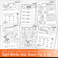 Load image into Gallery viewer, Printable Kindergarten December Daily Sight Words
