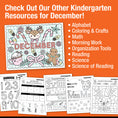 Load image into Gallery viewer, Printable Kindergarten December Daily Writing
