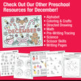 Load image into Gallery viewer, Printable Preschool December Letter of the Week (M-P)
