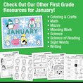 Load image into Gallery viewer, Printable First Grade January Daily Reading
