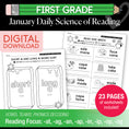 Load image into Gallery viewer, Printable First Grade January Daily Science of Reading
