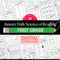 Load image into Gallery viewer, Printable First Grade January Daily Science of Reading
