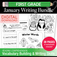 Load image into Gallery viewer, Printable First Grade January Writing Bundle
