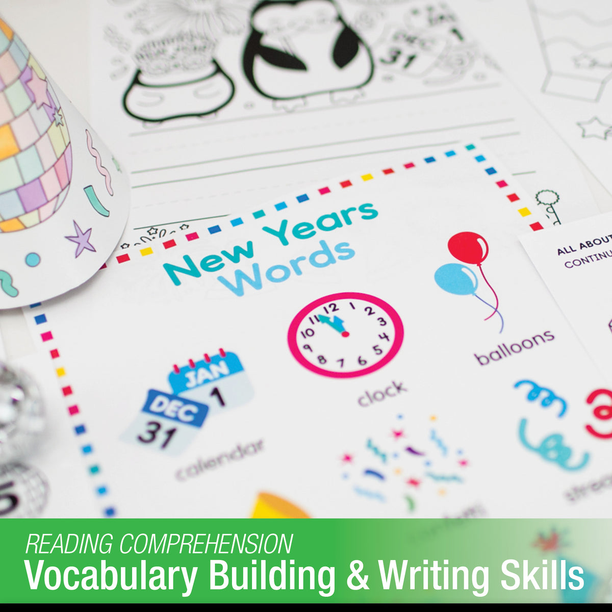 Printable First Grade January Writing Bundle