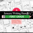 Load image into Gallery viewer, Printable First Grade January Writing Bundle
