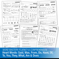 Load image into Gallery viewer, Printable Second Grade January Daily Heart Words
