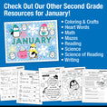 Load image into Gallery viewer, Printable Second Grade January Daily Morning Work
