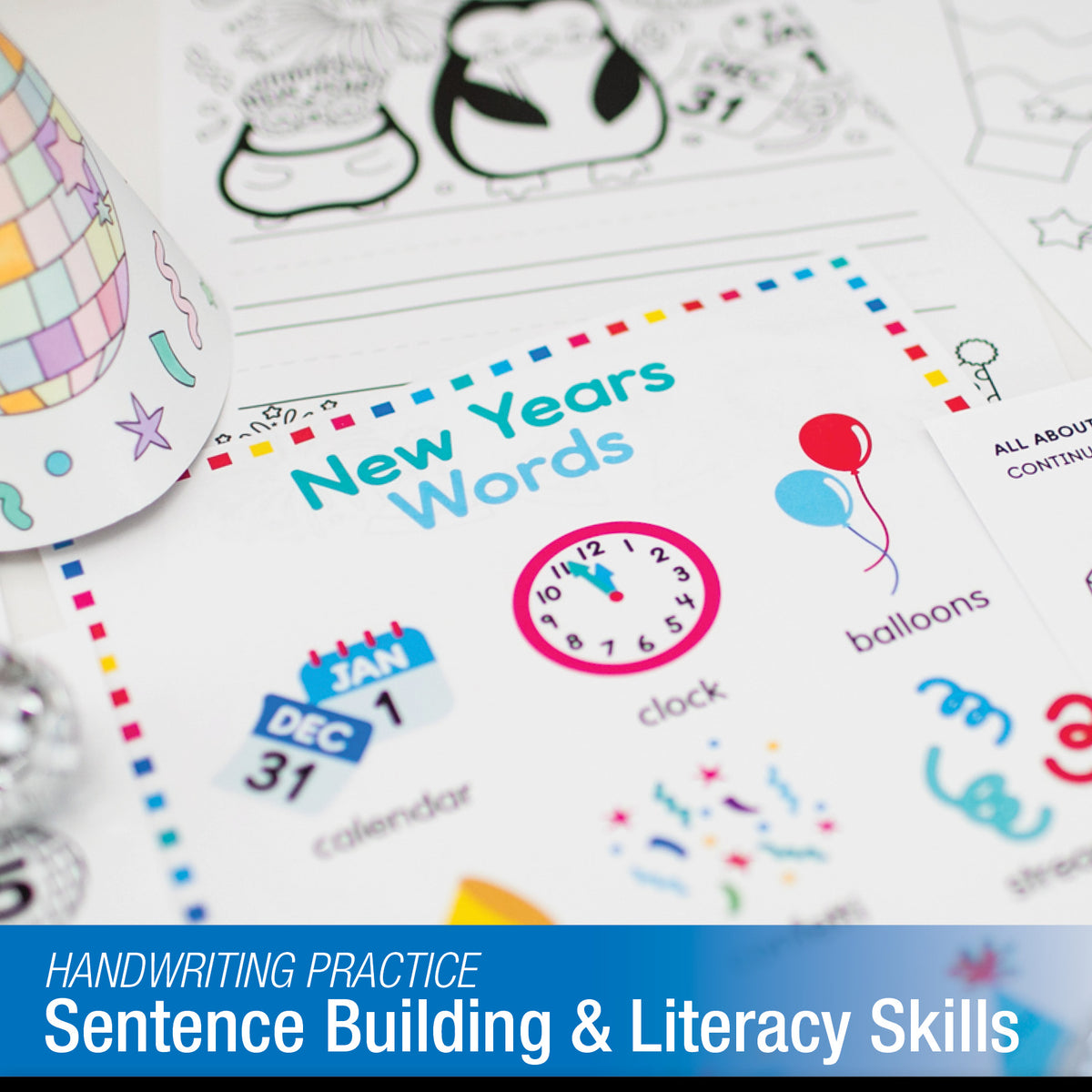 Printable Second Grade January Writing Bundle