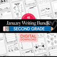 Load image into Gallery viewer, Printable Second Grade January Writing Bundle
