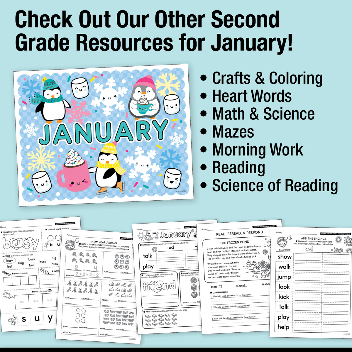 Printable January Hot Cocoa Secret Ingredient Writing Craftivity