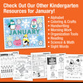 Load image into Gallery viewer, Printable Kindergarten January Daily Science of Reading
