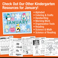 Load image into Gallery viewer, Printable Kindergarten January Daily Sight Words
