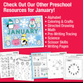 Load image into Gallery viewer, Printable Preschool January Letter of the Week (Q-T)
