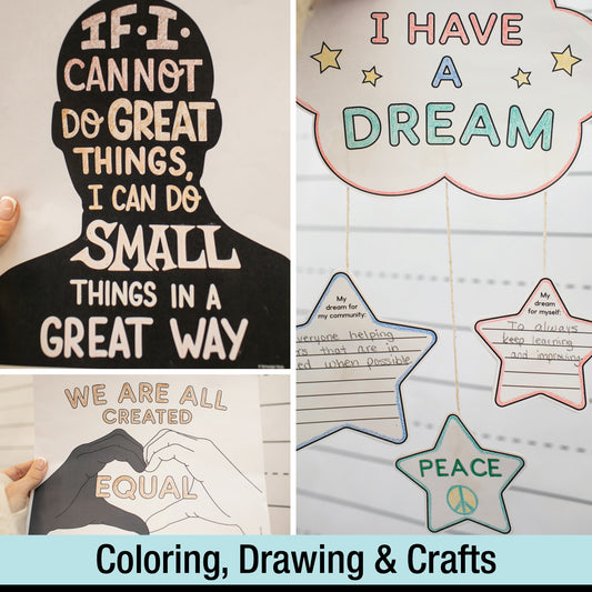 Printable January Preschool and Kindergarten Martin Luther King Day Activities