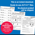 Load image into Gallery viewer, Printable Second Grade November Thematic Unit Bundle
