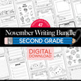 Load image into Gallery viewer, Printable Second Grade November Writing Bundle
