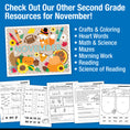 Load image into Gallery viewer, Printable Second Grade November Writing Bundle

