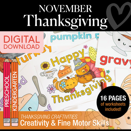 Printable November Daily Handwriting