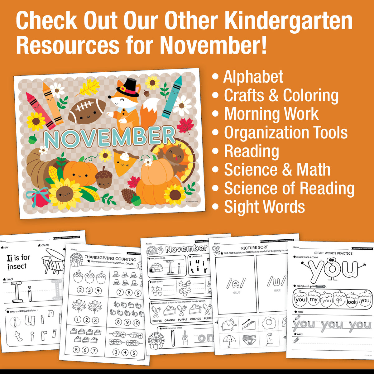 Printable Thankful Table Craftivity