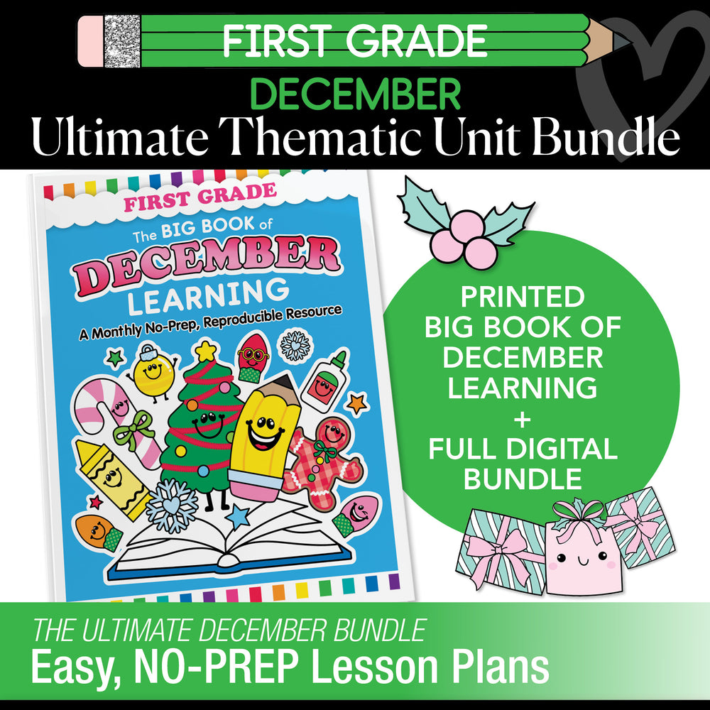 Big Book of December First Grade Thematic Unit Bundle
