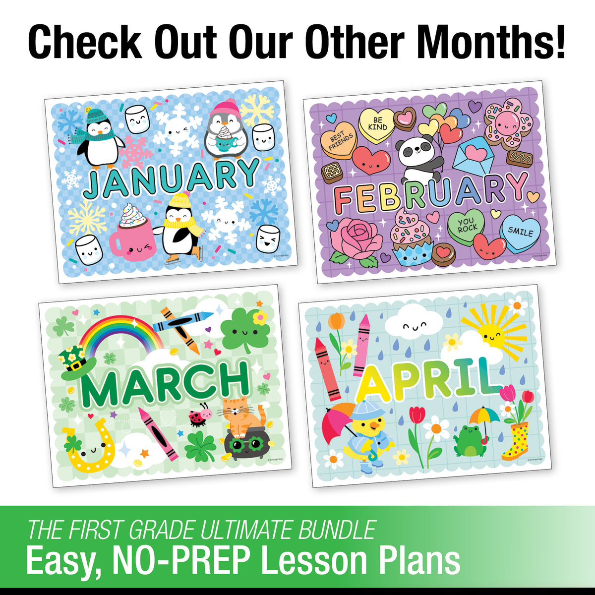 Big Book of December First Grade Thematic Unit Bundle