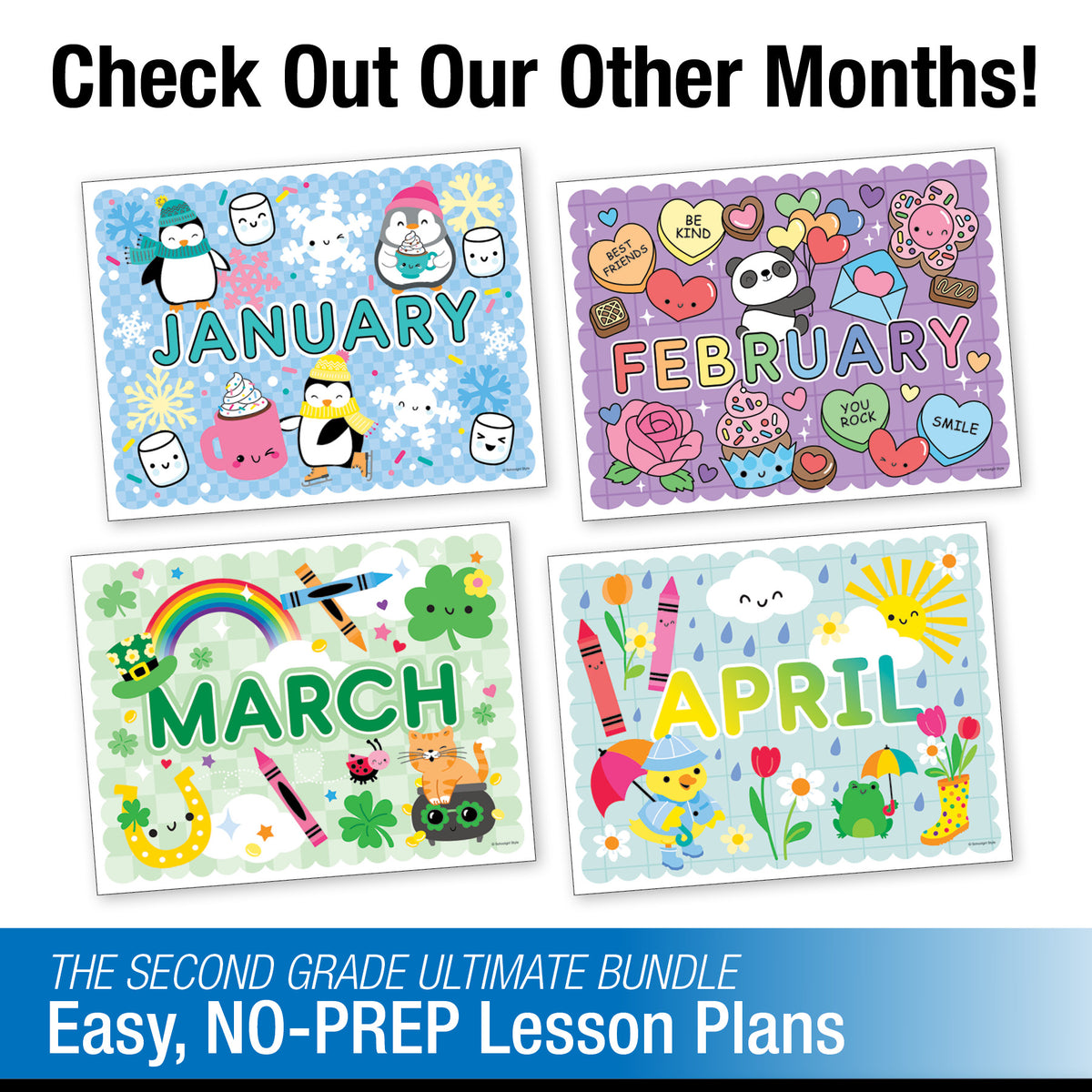 Big Book of December Second Grade Thematic Unit Bundle