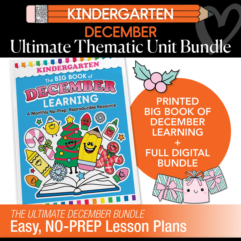 Big Book of December Kindergarten Thematic Unit Bundle