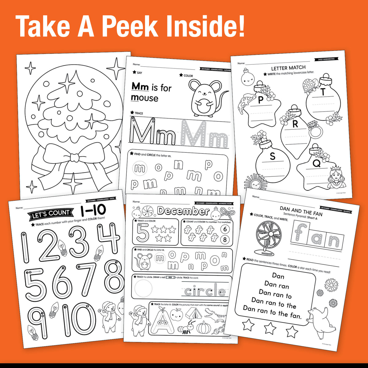 Big Book of December Kindergarten Thematic Unit Bundle