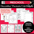 Load image into Gallery viewer, Printable Preschool December Thematic Unit Bundle
