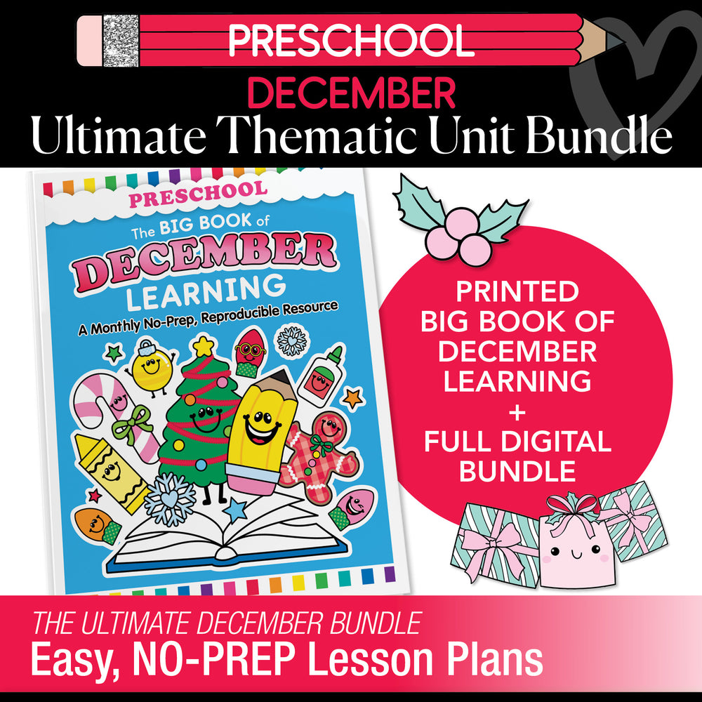 Big Book of December Preschool Thematic Unit Bundle
