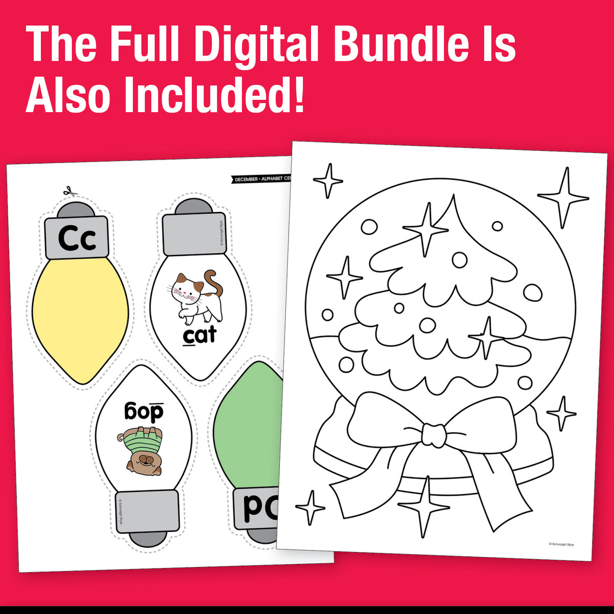 Big Book of December Preschool Thematic Unit Bundle