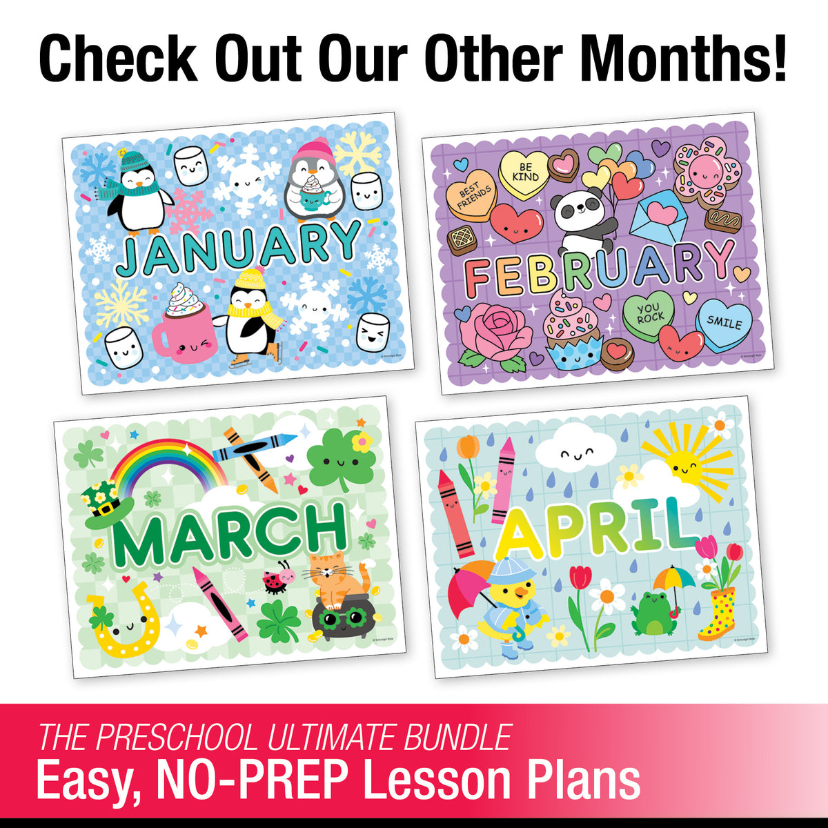 Big Book of December Preschool Thematic Unit Bundle