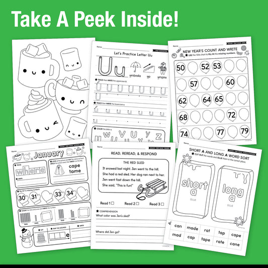 Big Book of January First Grade Thematic Unit Bundle