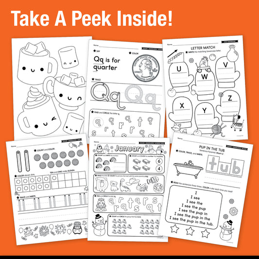 Big Book of January Kindergarten Thematic Unit Bundle