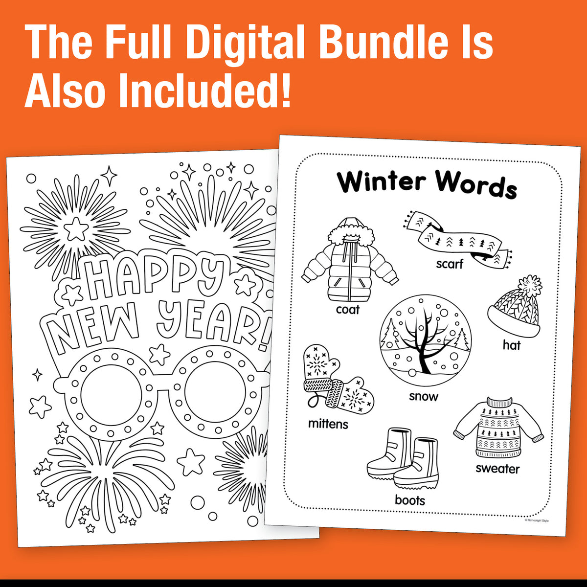 Big Book of January Kindergarten Thematic Unit Bundle