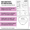 Load image into Gallery viewer, Printable May My Mom Blooms Writing Craftivity
