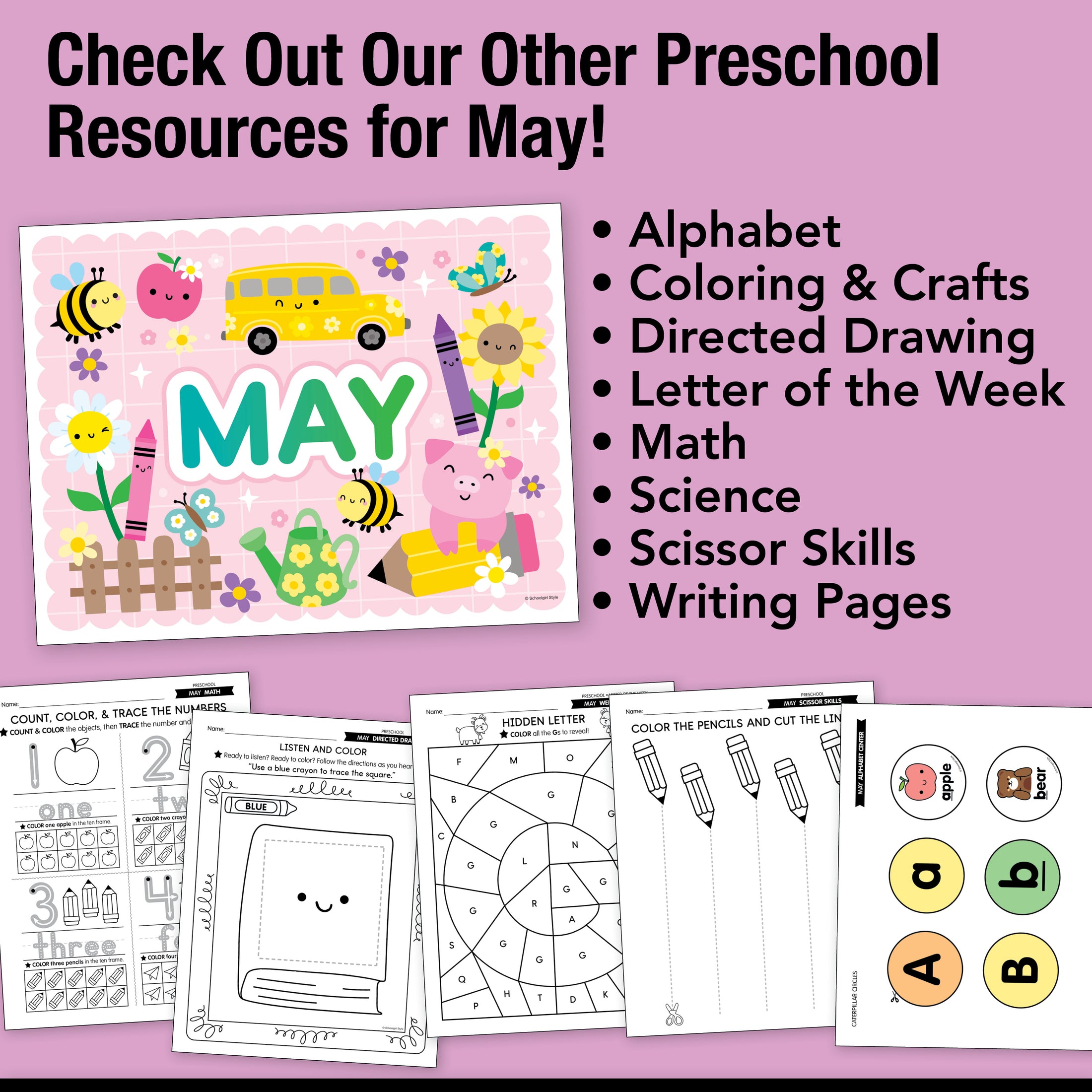 Printable May My Mom Blooms Writing Craftivity