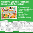 Load image into Gallery viewer, Printable First Grade November Daily Sight Words
