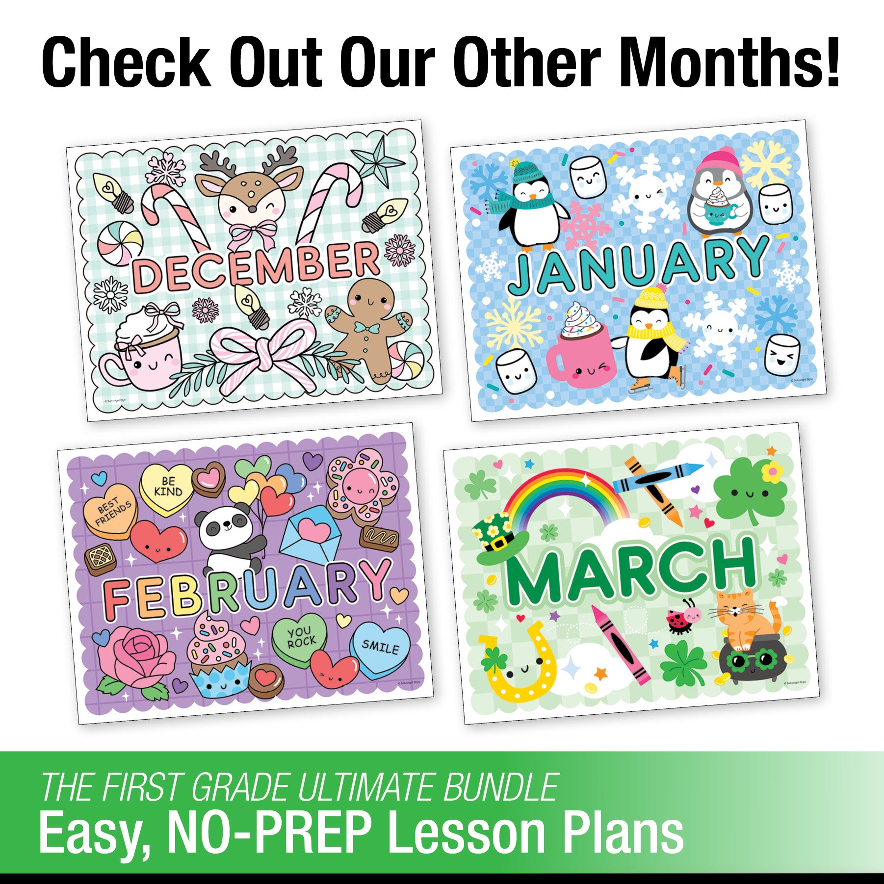 Ultimate First Grade November Thematic Unit Bundle