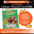 Load image into Gallery viewer, Big Book of November Kindergarten Thematic Unit Bundle

