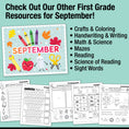 Load image into Gallery viewer, First Grade September Daily Morning Work
