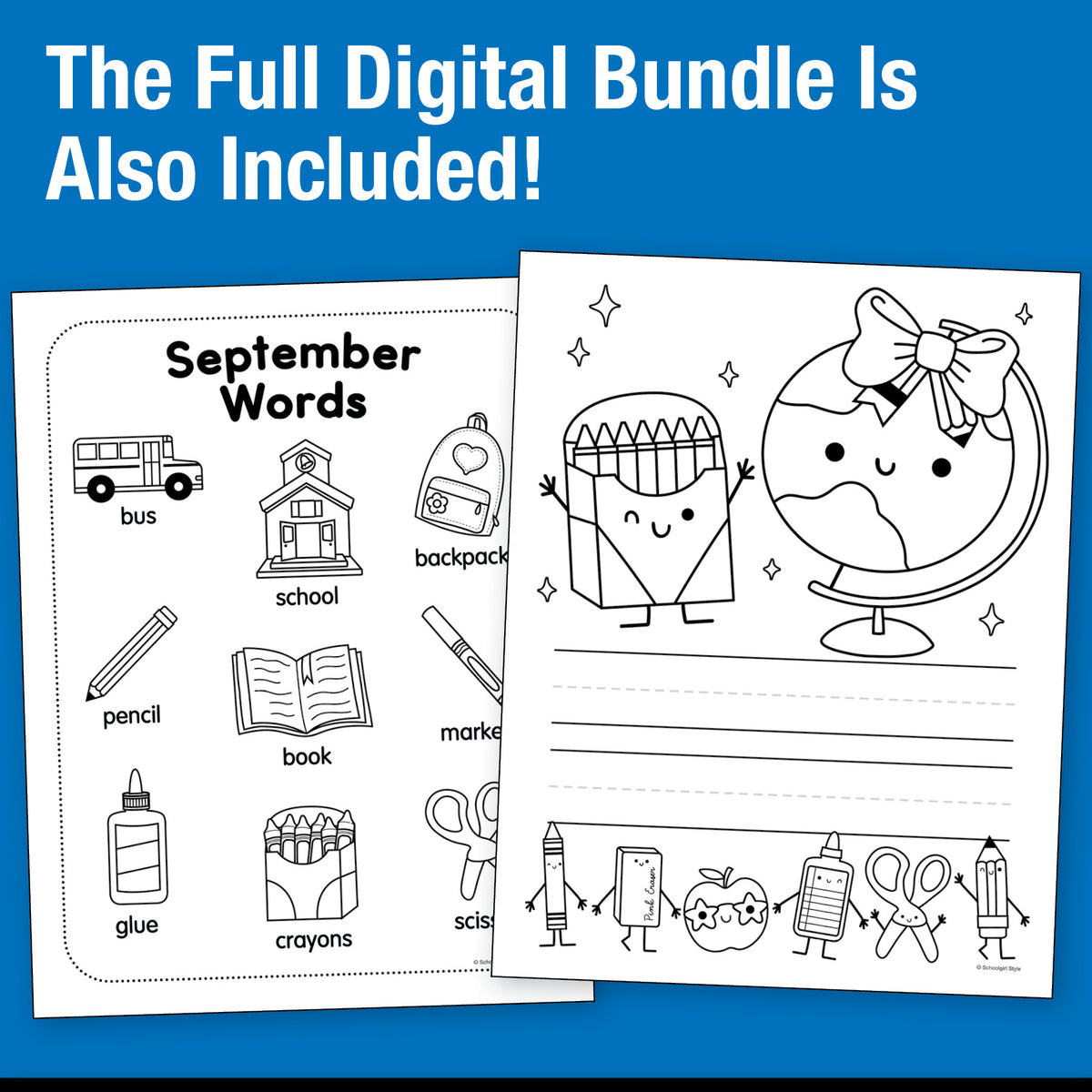 Big Book of September Second Grade Thematic Unit Bundle