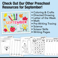 Load image into Gallery viewer, Preschool September Daily Alphabet Play Dough Mats
