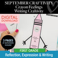 Load image into Gallery viewer, Crayon Feelings Craftivity
