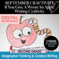 Load image into Gallery viewer, If You Give a Worm an Apple Craftivity
