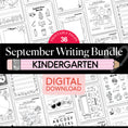 Load image into Gallery viewer, Kindergarten September Writing Bundle
