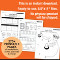 Load image into Gallery viewer, Printable Kindergarten September Thematic Unit Bundle
